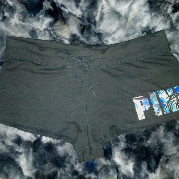 PINK VS cotton shorts multi colored logo - Picture 2 of 4